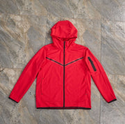 Chest Adhesive Tape Sleeve Arm Zipper Pocket Coat