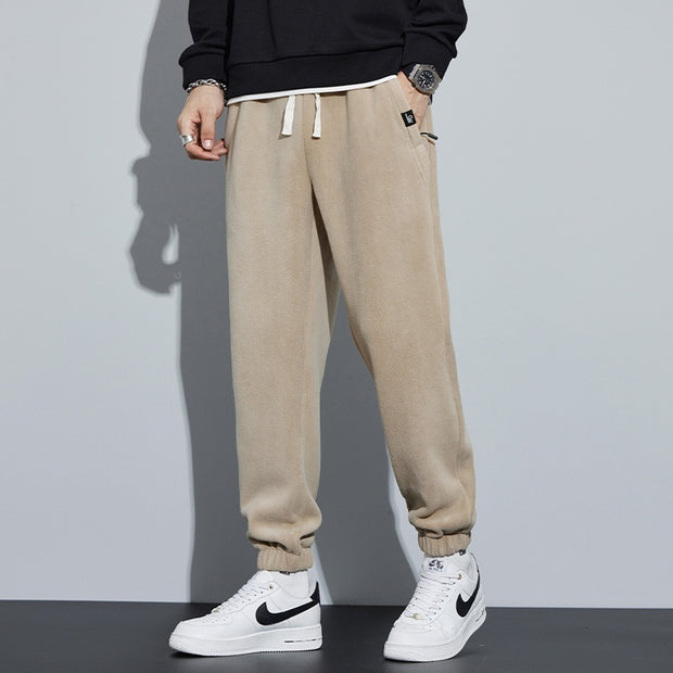 Thickened Outer Wear Loose Double-sided Velvet Ankle-tied