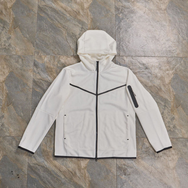 Chest Adhesive Tape Sleeve Arm Zipper Pocket Coat
