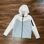 Chest Adhesive Tape Sleeve Arm Zipper Pocket Coat