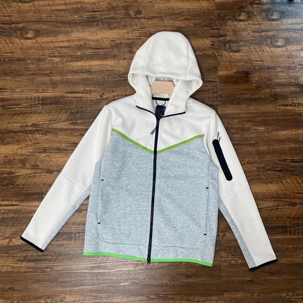 Chest Adhesive Tape Sleeve Arm Zipper Pocket Coat