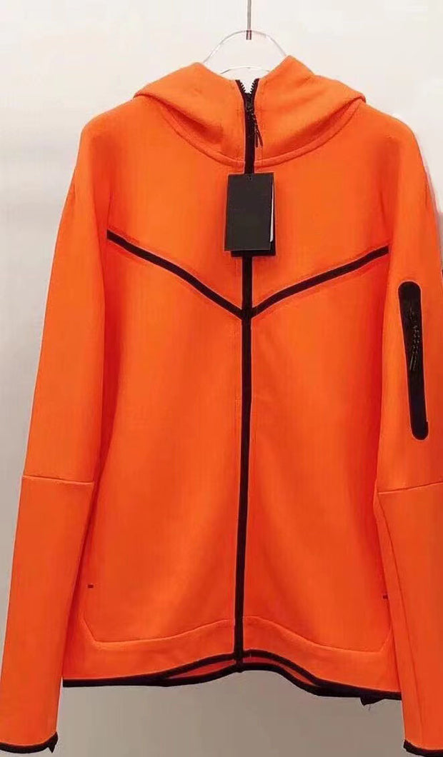 Chest Adhesive Tape Sleeve Arm Zipper Pocket Coat