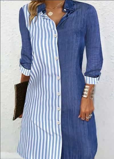 Stylish Striped Print Color - Comfortable Womens Clothing For Everyday Wear