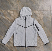Chest Adhesive Tape Sleeve Arm Zipper Pocket Coat