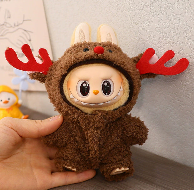 Christmas Sweater Gingerbread Man Doll Clothes Suit Shoes