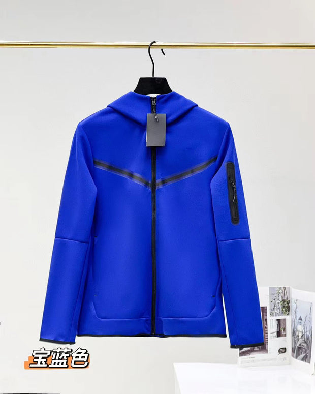 Chest Adhesive Tape Sleeve Arm Zipper Pocket Coat