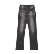 Washed Wear-white Jeans For Men
