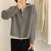 Knit Cardigan Womens Fashion Loose Outer Wear Lazy Sweater Jacket Top