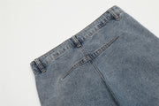 Fashion Personality Reverse Wear Jeans Men