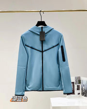 Chest Adhesive Tape Sleeve Arm Zipper Pocket Coat