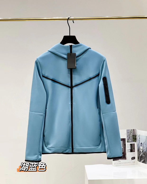 Chest Adhesive Tape Sleeve Arm Zipper Pocket Coat