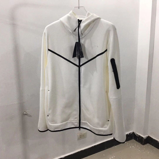 Chest Adhesive Tape Sleeve Arm Zipper Pocket Coat