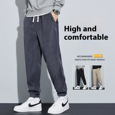 Thickened Outer Wear Loose Double-sided Velvet Ankle-tied