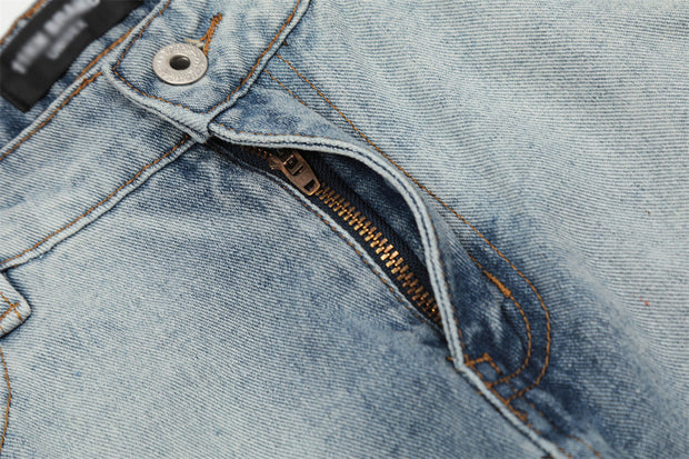 Fashion Personality Reverse Wear Jeans Men