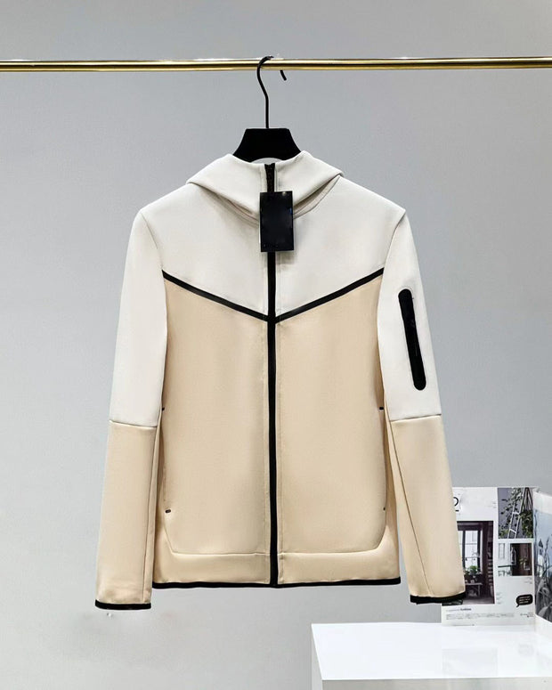 Chest Adhesive Tape Sleeve Arm Zipper Pocket Coat