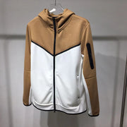 Chest Adhesive Tape Sleeve Arm Zipper Pocket Coat