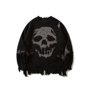 European And American Fashion Brand Knife Ripped Sweater