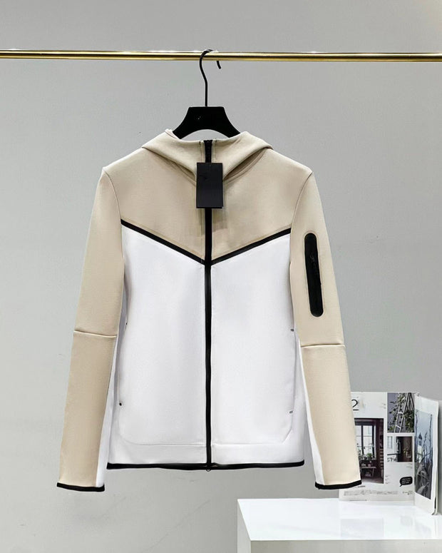 Chest Adhesive Tape Sleeve Arm Zipper Pocket Coat