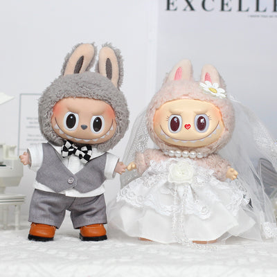Vinyl Pendant Doll Dress Wedding Dress