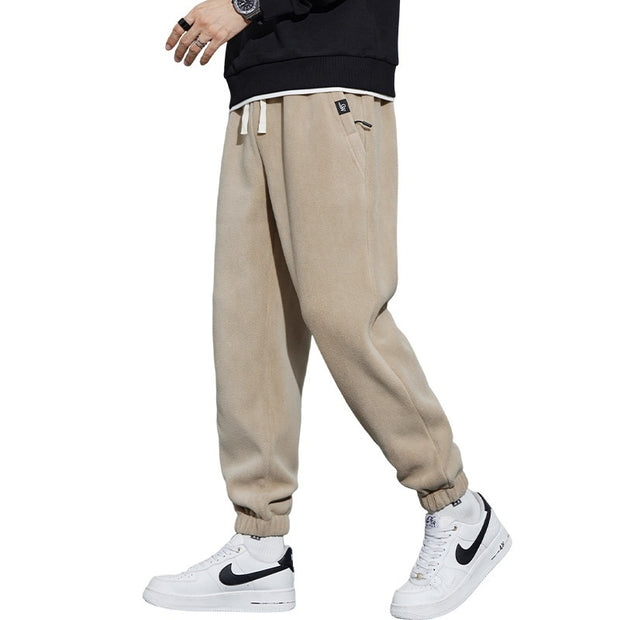Thickened Outer Wear Loose Double-sided Velvet Ankle-tied