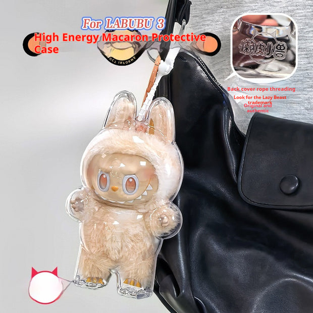 Macaron 3 Generation Transparent Protective Shell Pendant Dust Cover