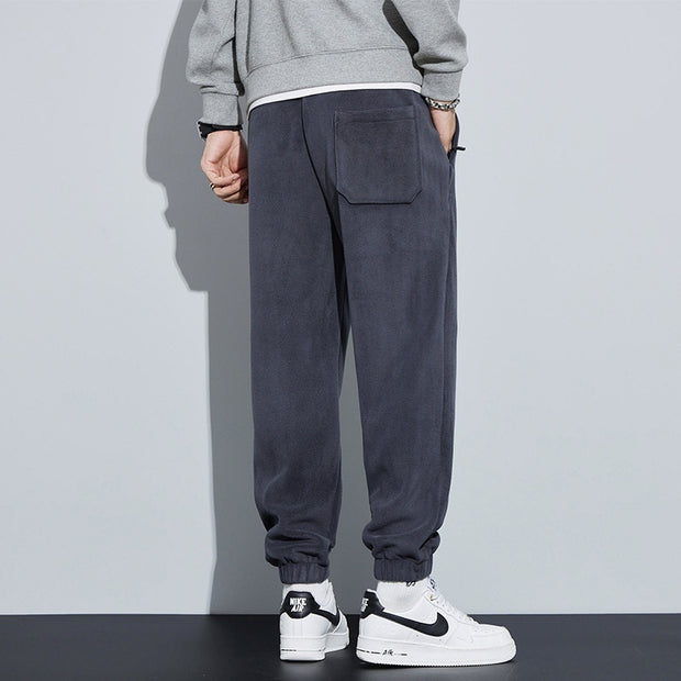 Thickened Outer Wear Loose Double-sided Velvet Ankle-tied