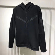 Chest Adhesive Tape Sleeve Arm Zipper Pocket Coat