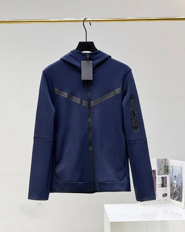 Chest Adhesive Tape Sleeve Arm Zipper Pocket Coat