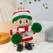 Christmas Sweater Gingerbread Man Doll Clothes Suit Shoes
