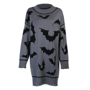 Loose Pullover And Long Bat Tattered Sweater European And American Style Fashion Trend Personality